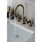 Kingston Brass KS2983PKL Widespread Bathroom Faucet with Brass Pop-Up, Antique Brass KS2983PKL - alternate 5